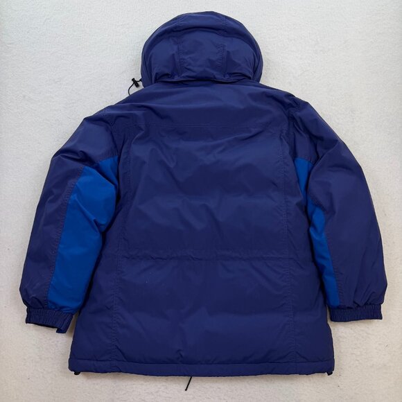 VINTAGE LL Bean Women's Blue Puffer Jacket Penobscot Parka Down Ski Coat PM - Picture 6 of 11